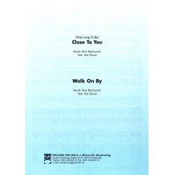         Close to you (They Long To Be) / Walk on by - Einzelausgabe Klavier (PVG) - Burt Bacharach
    