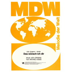         Das wünsch ich dir bevor du gehst - Einzelausgabe Klavier (PVG) - Udo Jürgens
    
