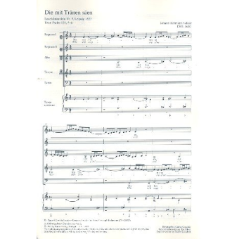 Die mit Tränen säen (SSATB)