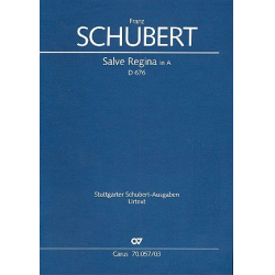         Salve regina A-Dur D676 (Klavierauszug) - Franz Schubert
    