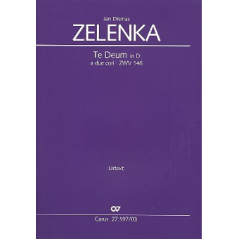 Te Deum D-Dur ZWV146 (Klavierauszug)