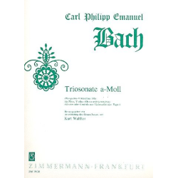         Triosonate a-Moll WQ148 - Carl Philipp Emanuel Bach / Arr. Kurt Walther
    