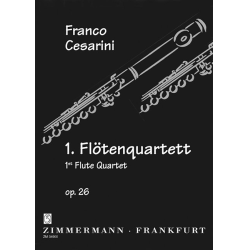         Quartett Nr.1 op.26,1 für 4 Flöten - Franco Cesarini
    