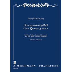         Oboenquartett g-Moll für Oboe, Violine, Viola und Violoncello - Georg Druschetzky / Arr. Christian Schneider
    