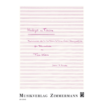 Hochzeit am Titisee : für Blasorchester