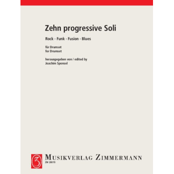 10 progressive Soli für Drumset