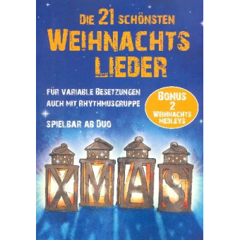 Die 21 schönsten Weihnachtslieder - 3. Stimme - Klarinette Bb