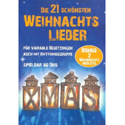         Die 21 schönsten Weihnachtslieder - Zusatzstimme - Klavier
    