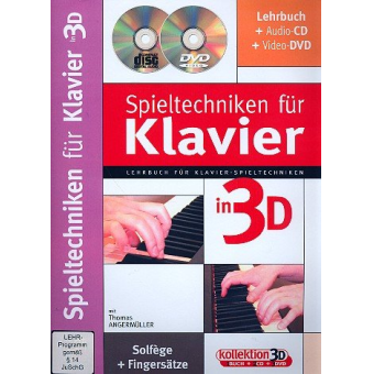 Spieltechniken für Klavier in 3D (+CD +DVD)