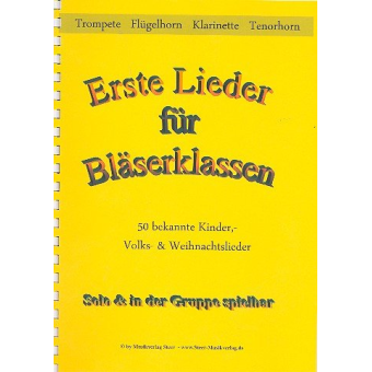 Erste Lieder für Bläserklassen