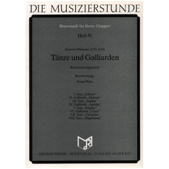 Tänze und Galliarden :