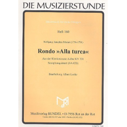         Rondo Alla Turca : für 5 Saxophone - Wolfgang Amadeus Mozart
    