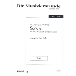         Sonate : für 2 Klarinetten - Jan Ondracek
    