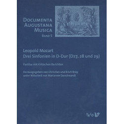         Drei Sinfonien in D-Dur (D27, 28 und 29) - Leopold Mozart
    