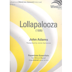         Lollapalooza : for wind band - Full Score - John Coolidge Adams
    