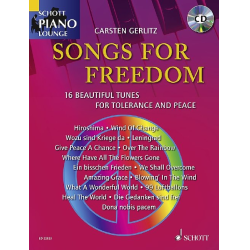         Songs for Freedom (+CD) - 16 wunderschöne Melodien für Toleranz und Frieden - Diverse / Arr. Carsten Gerlitz
    