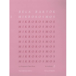         Mikrokosmos Band 3 (Nr.67-96) : - Bela Bartok
    