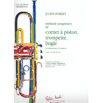 Méthode progressive de cornet à piston, trompette, bugle