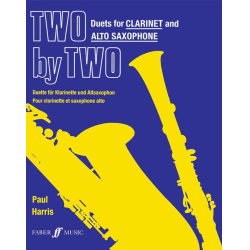         Two by Two - Clarinet and Alto Saxophone Duets - Paul Harris
    