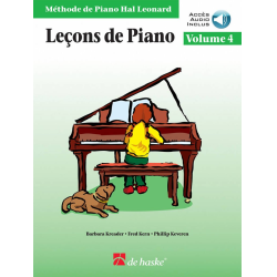         Méthode de piano Hal Leonard vol.4 - Lecons : - Barbara Kreader
    