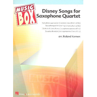 Disney Songs For Saxophone Quartet