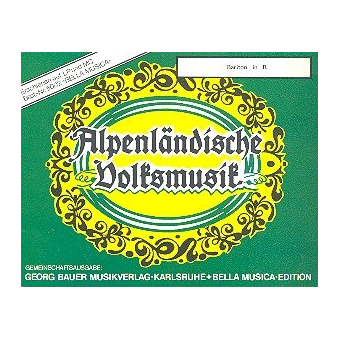 Alpenländische Volksmusik - 24 Bariton Bb TC