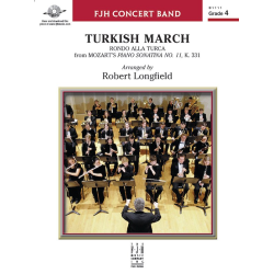         Turkish March: Rondo alla Turca (c/b) - Wolfgang Amadeus Mozart / Arr. Robert Longfield
    