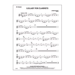         Lullaby for Clarinets (c/b) - Andrew Balent / Arr. Andrew Balent
    