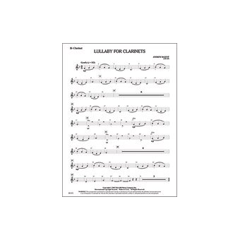 Lullaby for Clarinets (c/b)