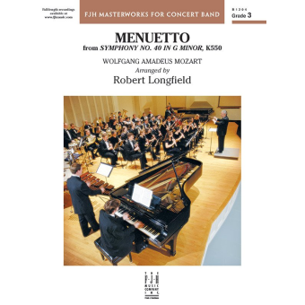 Menuetto from Symphony No 40 Gm (c/b)