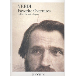         Favorite Overtures : for orchestra - Giuseppe Verdi
    