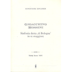         Sinfonia D-Dur : für Orchester - Gioacchino Antonio Rossini
    
