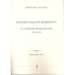         Ouvertüre zu La cambiale di matrimonio : - Gioacchino Antonio Rossini
    