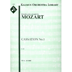         Cassation G major no.1 : - Wolfgang Amadeus Mozart
    