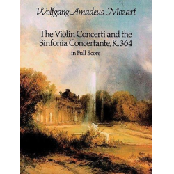         VIOLIN CONCERTI-SINFONIA   D - Wolfgang Amadeus Mozart
    