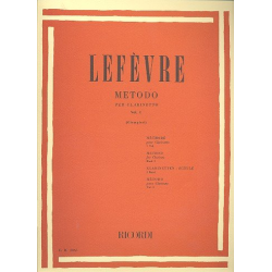         LEFÈVRE - Metodo per clarinetto vol.1 - Jean Xavier Lefevre
    