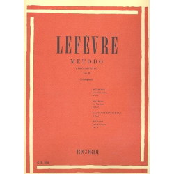         LEFÈVRE Metodo per clarinetto vol. 2 - Jean Xavier Lefevre / Arr. Alamiro Giampieri
    
