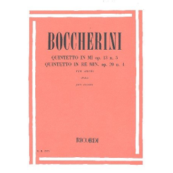         Quintetti op.13,5 e op.20,4 - Luigi Boccherini
    