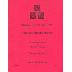         The Earle of Oxford's Marche für 4 Trompeten - William Byrd / Arr. Ronald C. Dishinger
    