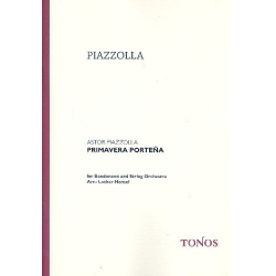         Primavera porteno für Bandoneon und Streichorchester (Partitur) - Astor Piazzolla / Arr. Lothar Hensel
    
