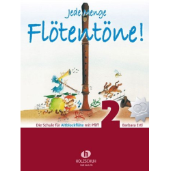         Jede Menge Flötentöne Band 2 (+2 CD's) für Altblockflöte - Barbara Ertl
    