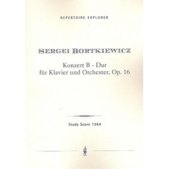 Konzert B-Dur op.16 für Klavier und Orchester