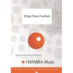         Kings Row Fanfare - Erich Wolfgang Korngold / Arr. Jean-Pierre Haeck
    