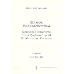         Symphonie concertante op.61 : - Karol Szymanowski
    