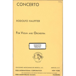         Concerto : - Rodolfo Halffter
    