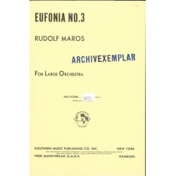         Eufonia 3 : - Rudolf Maros
    