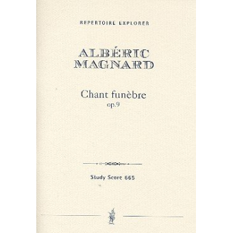 Chant funebre op.9 : pour orchestre