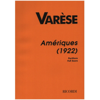 Ameriques : for orchestra