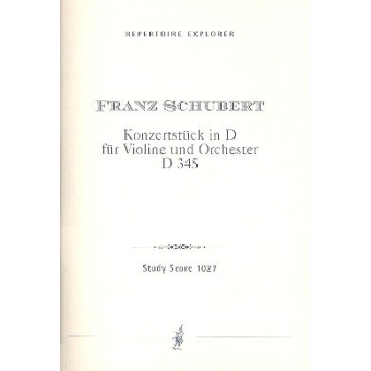 Konzertstück in D : für Violine und