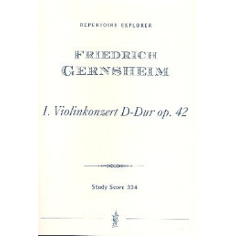 Konzert  D-Dur Nr.1 op.42 : für